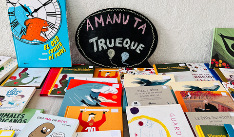 Trueque de libros en Amanuta