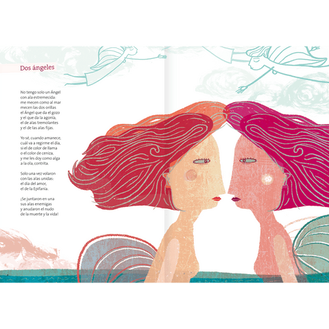 Libros Amanuta Poesía Gabriela Mistral, poemas ilustrados 9789568209728