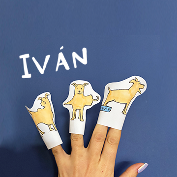 Títeres de dedo Iván