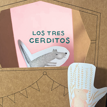 Descargable Títeres de dedos Los tres cerditos