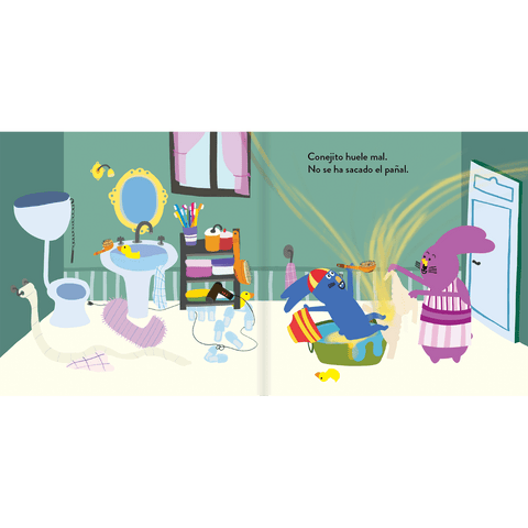 A bañarse, conejitos