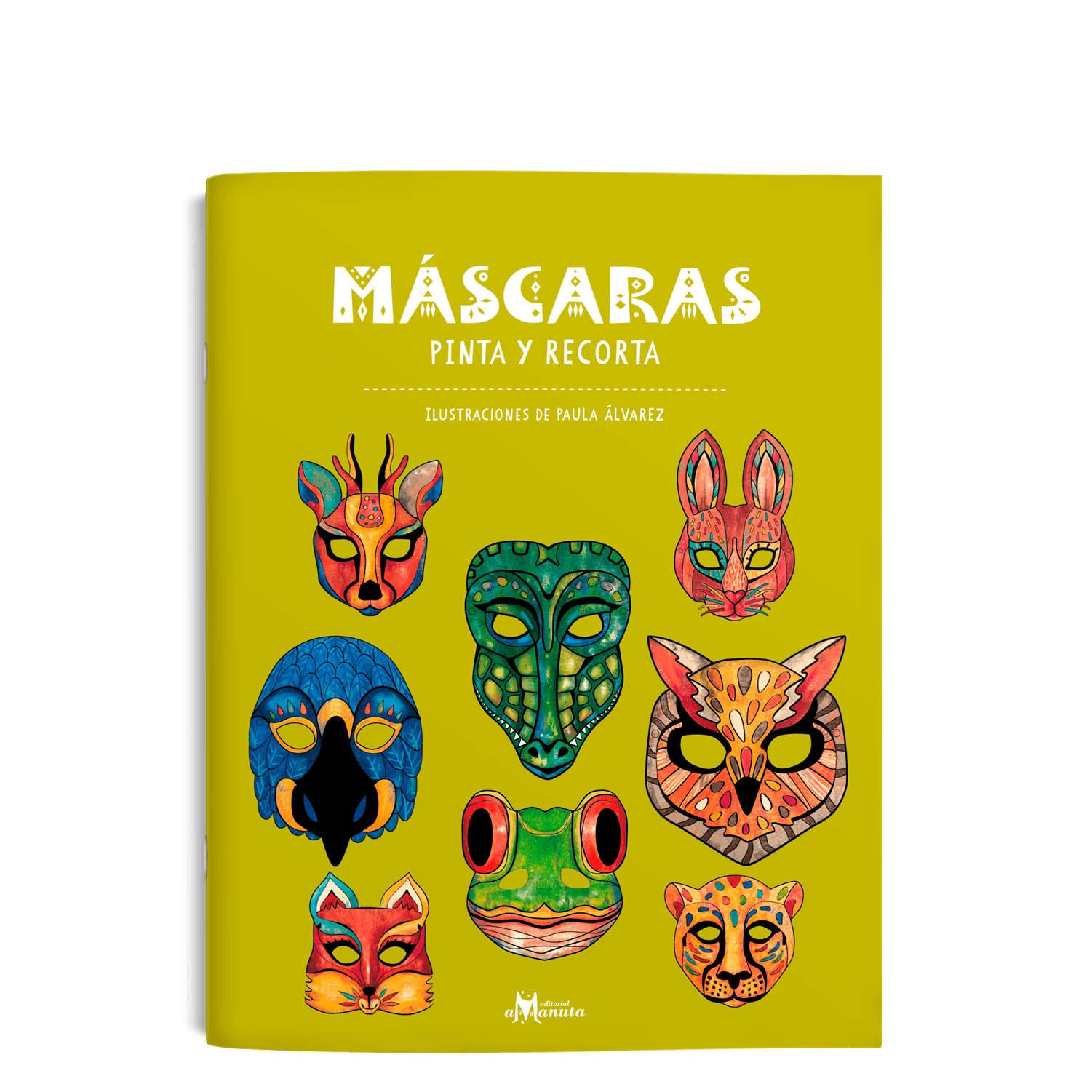 Máscaras. Pinta y recorta