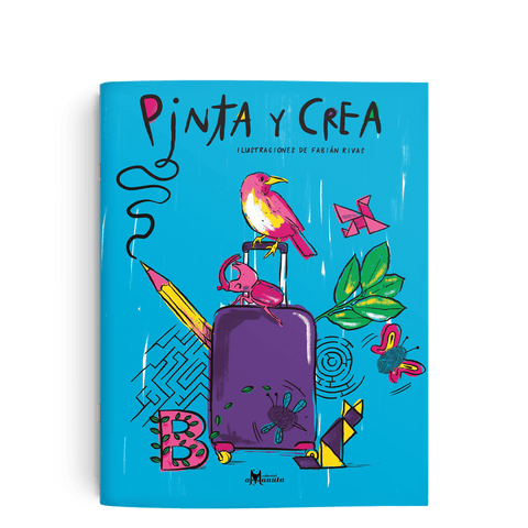 Libros Amanuta Bitácora Pinta y crea 9789563642858